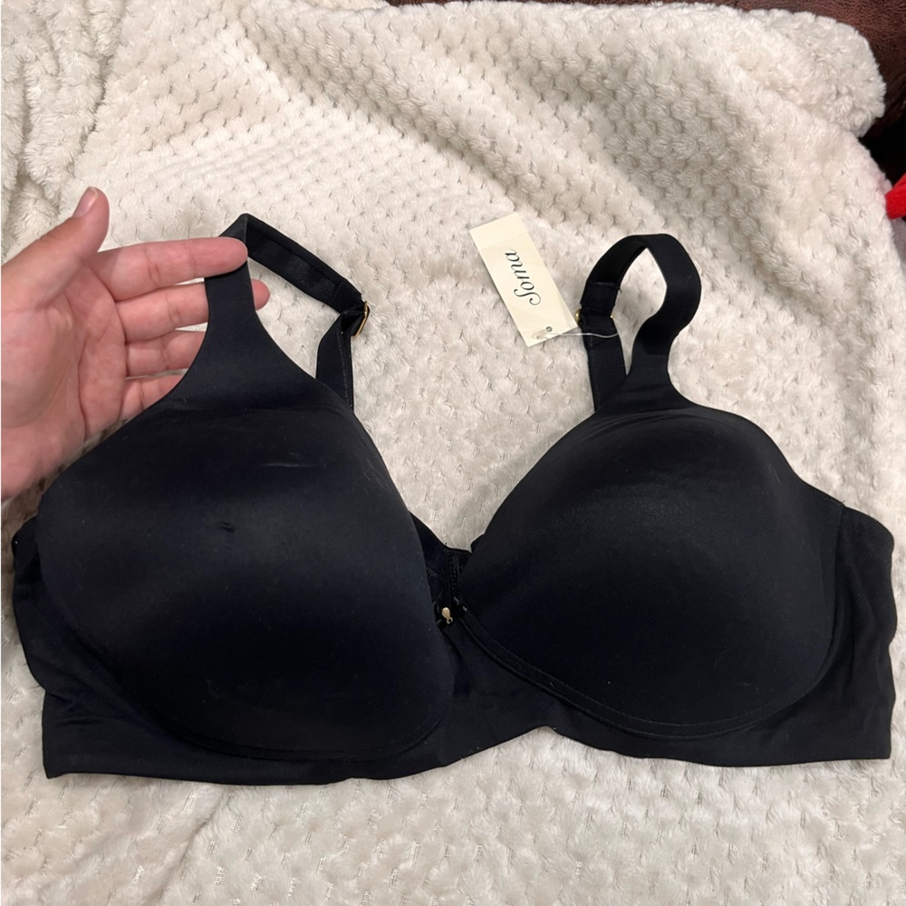 🌻Soma 40C Elegant Black Wireless Bra